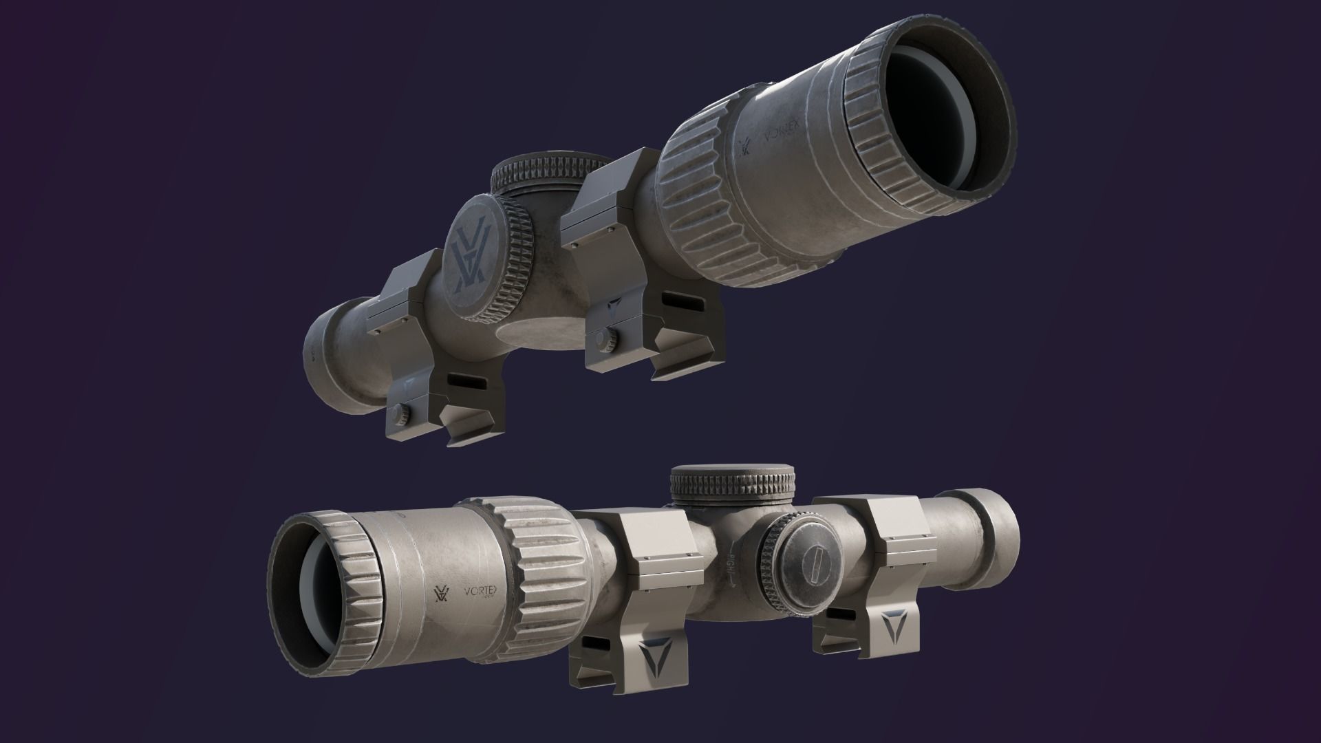 Vortex Razor HD III free VR / AR / low-poly 3D model | CGTrader