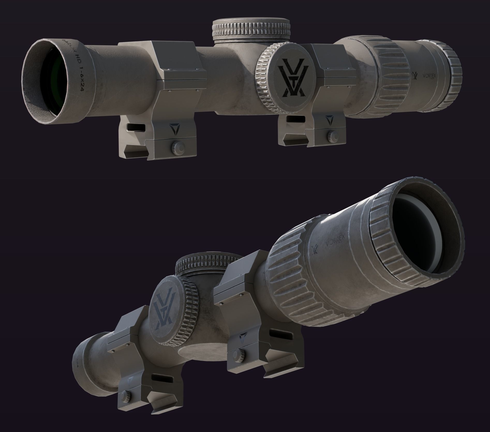 Vortex Razor HD III free VR / AR / low-poly 3D model | CGTrader