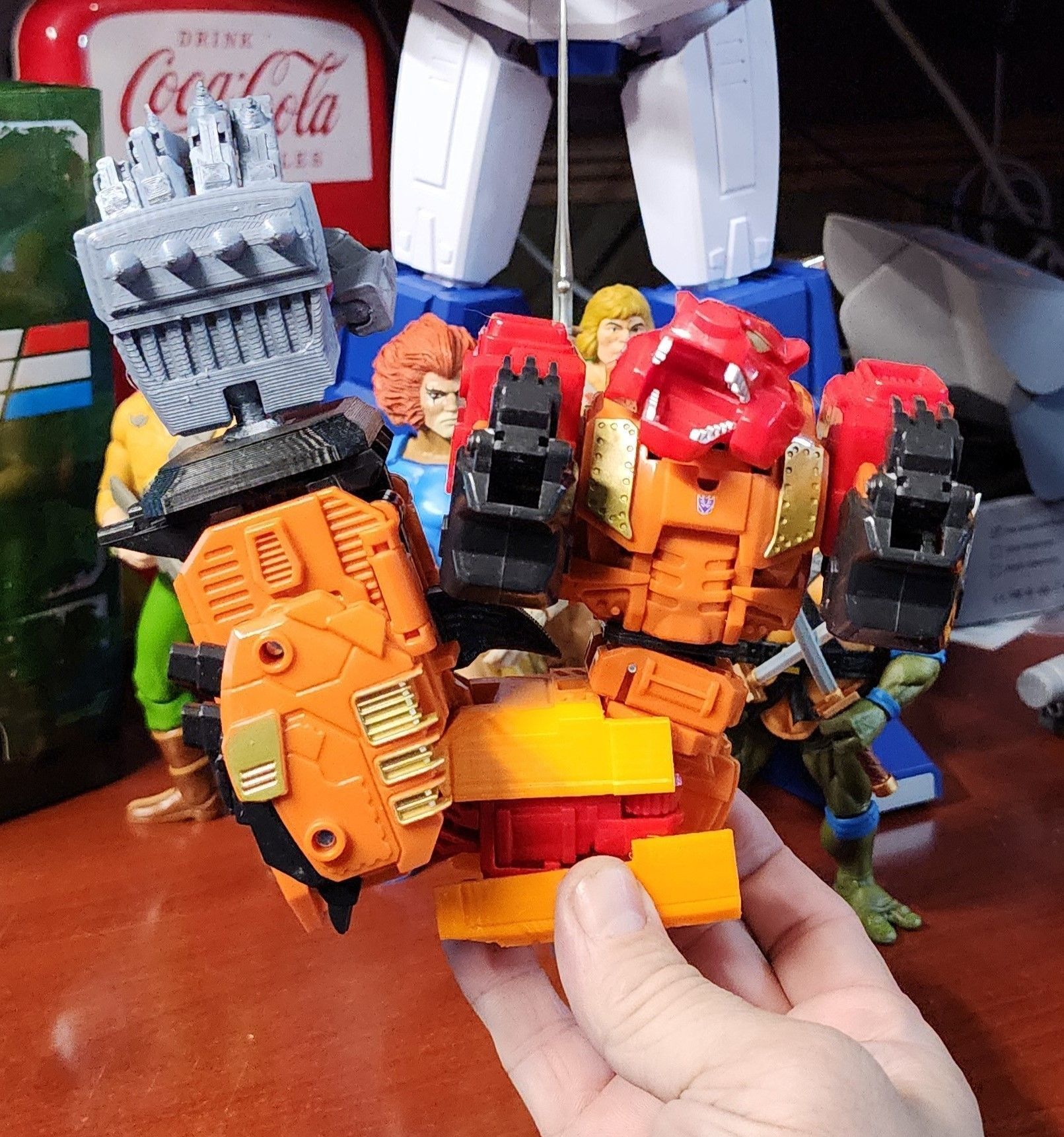 Upgrade Model file set for Jinbao Predaking 3D print model_3