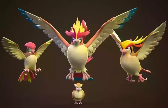 Pidgey Evolutions