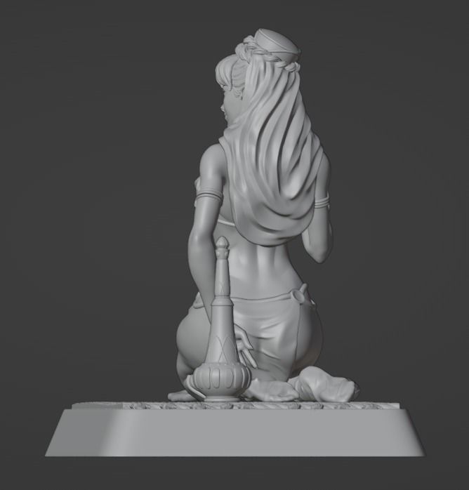 Sexy slave Jeannie 3D print model_1