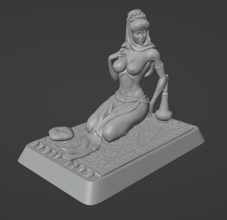 Sexy slave Jeannie 3D print model_4