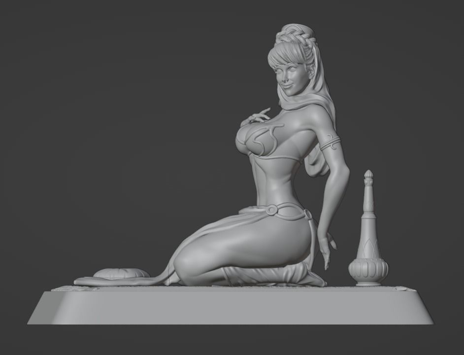 Sexy slave Jeannie 3D print model_5