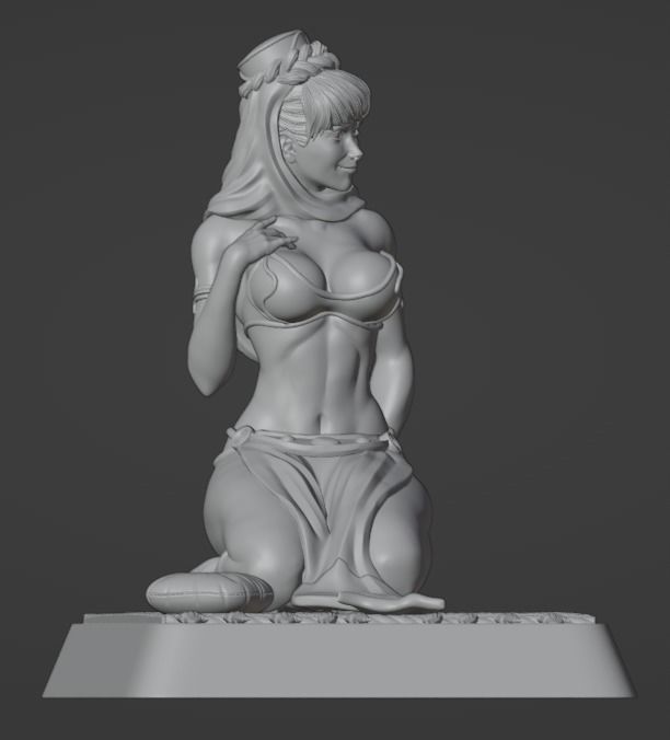 Sexy slave Jeannie 3D print model_2
