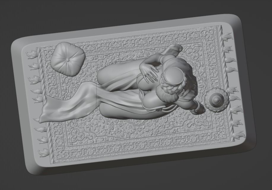 Sexy slave Jeannie 3D print model_6