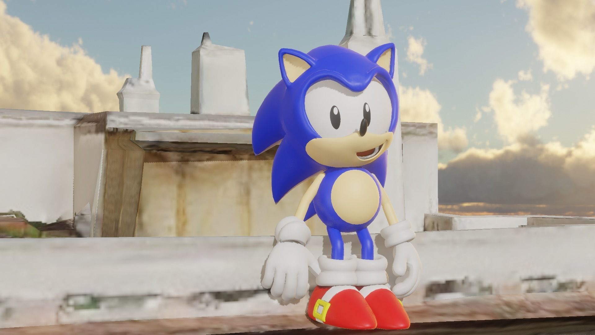 Sonic the Hedgehog Free 3D model_2