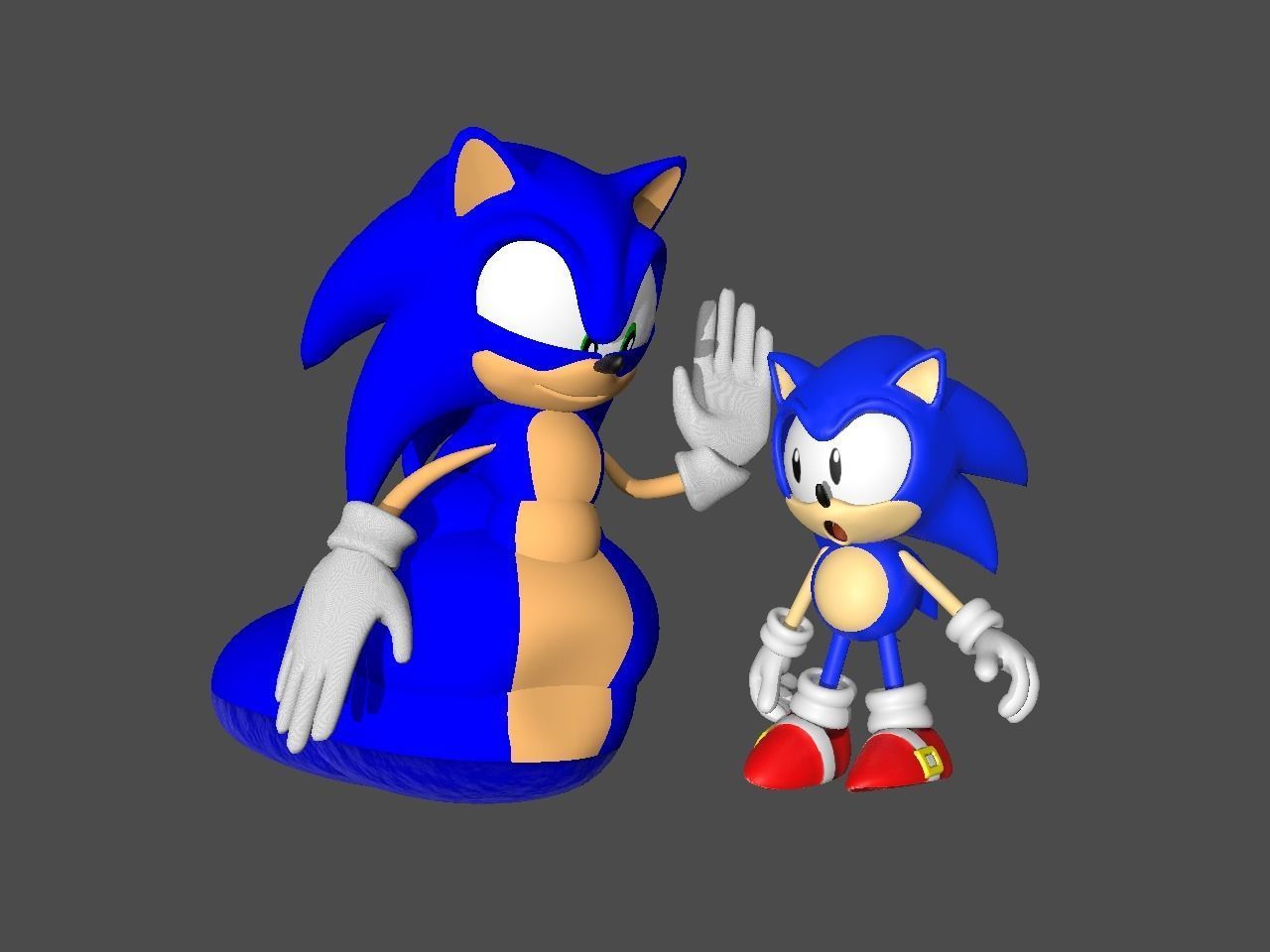 Sonic the Hedgehog Free 3D model_4