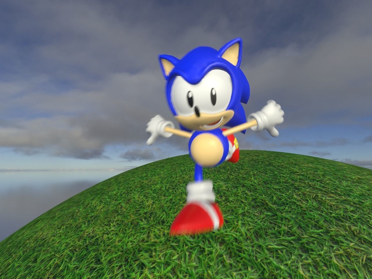 Sonic the Hedgehog Free 3D model_3