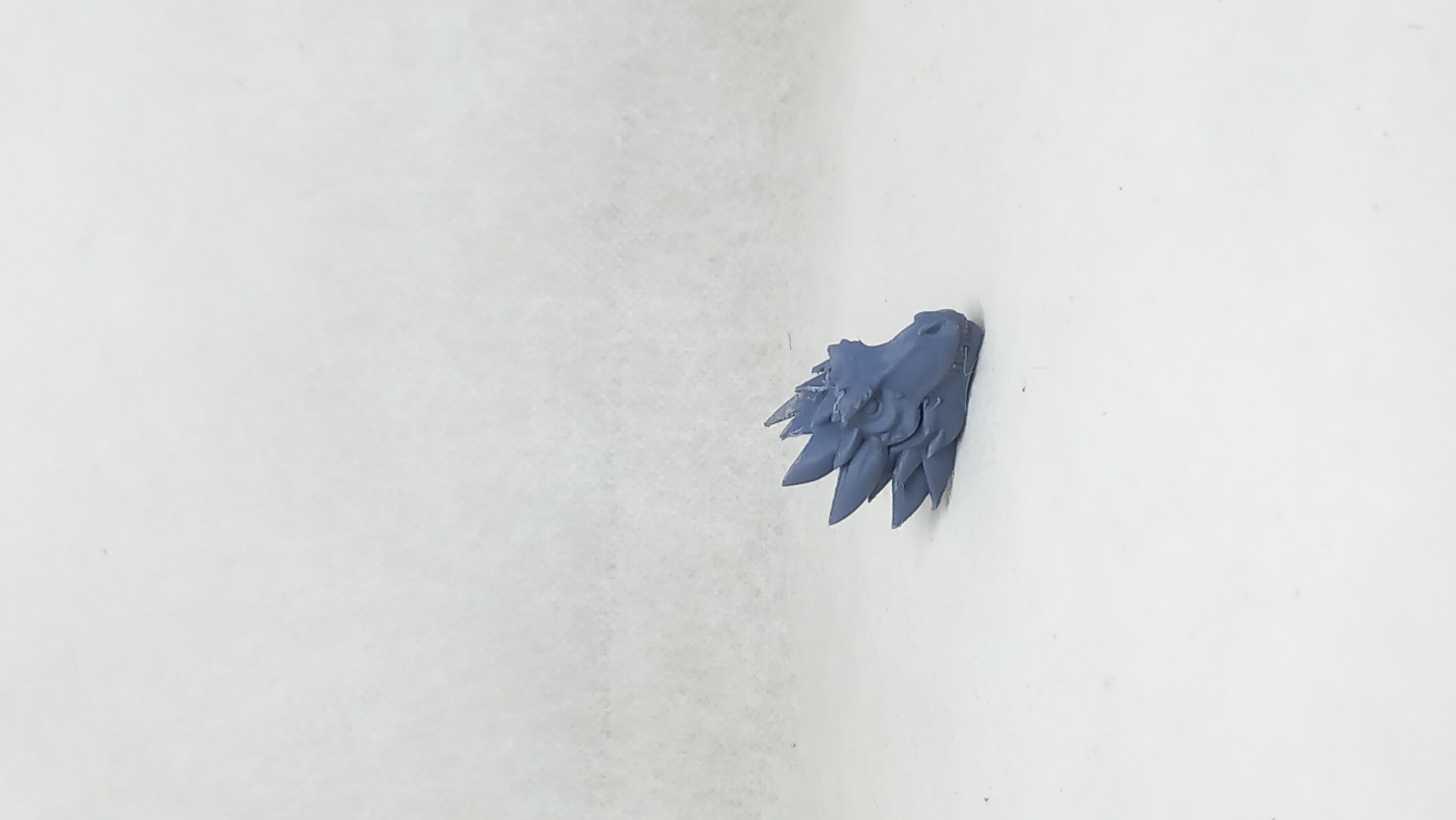 Dragon keychain Print in place No Supports 3D print model_16