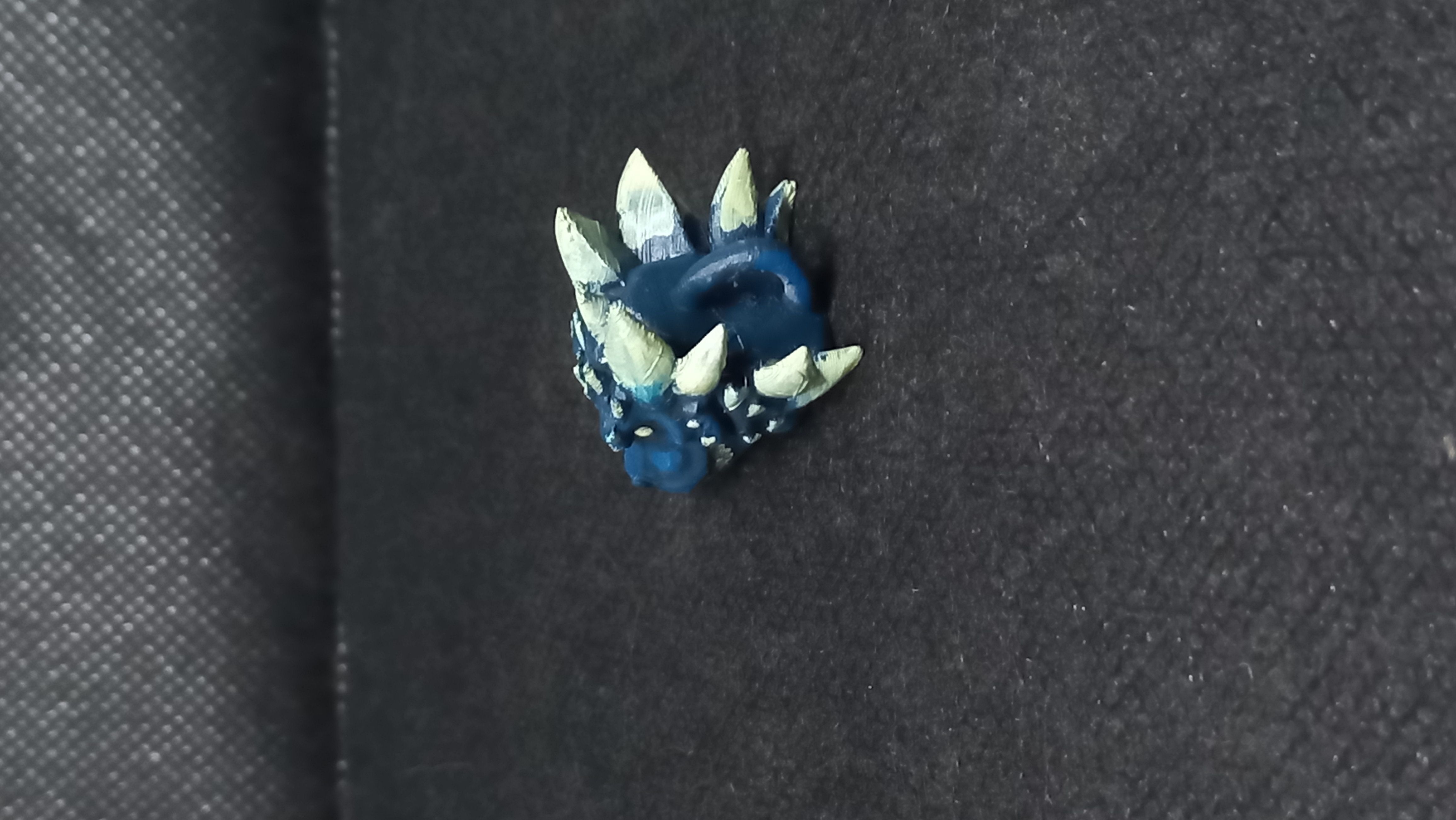 Dragon keychain Print in place No Supports 3D print model_6