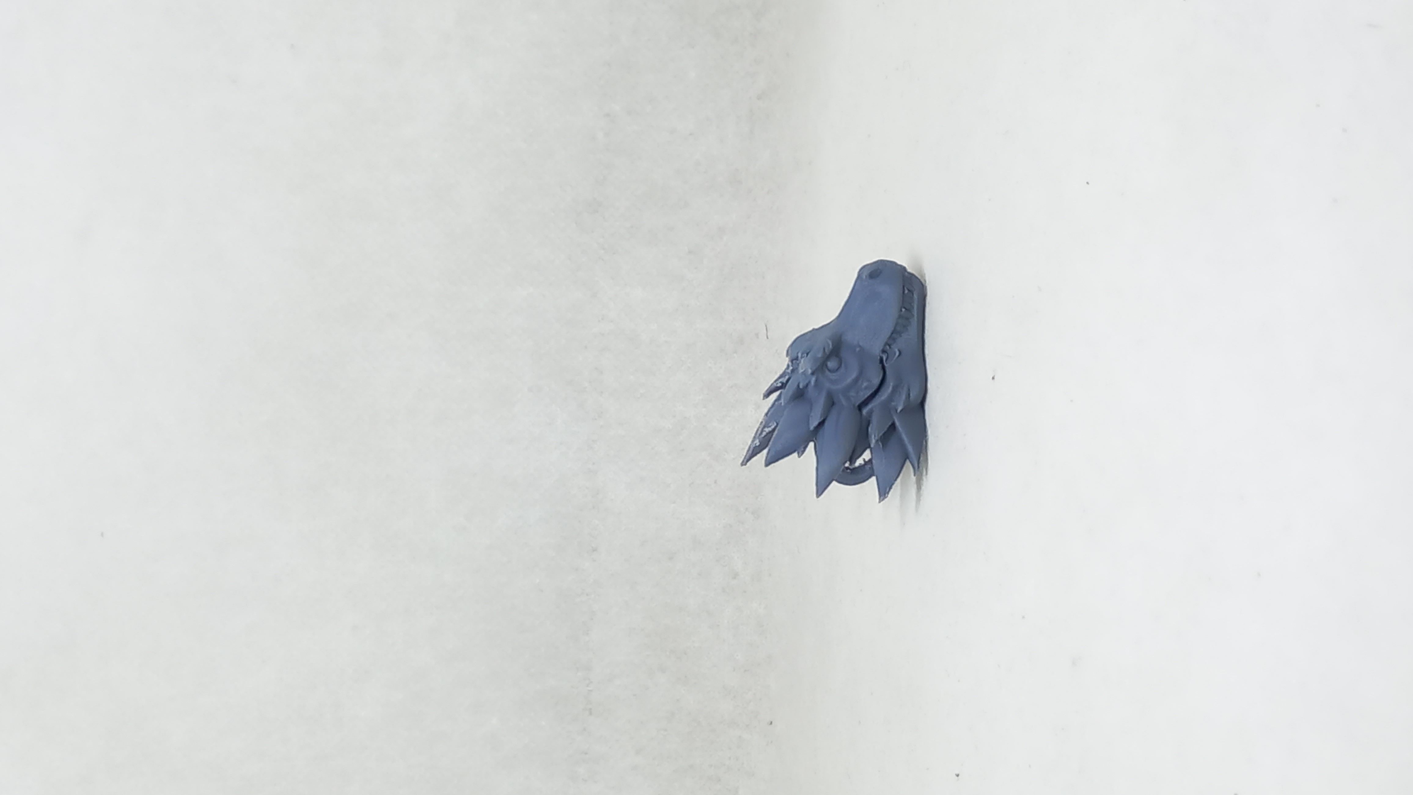 Dragon keychain Print in place No Supports 3D print model_15