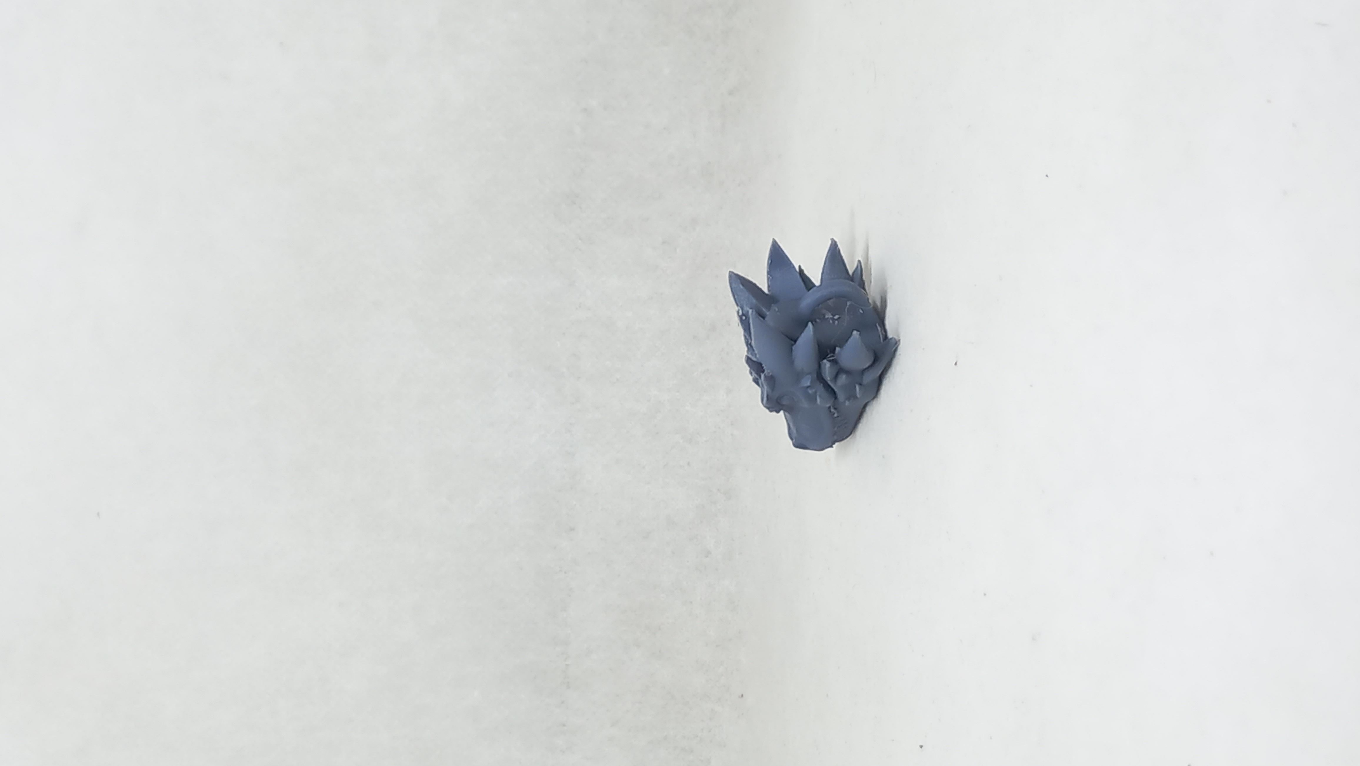 Dragon keychain Print in place No Supports 3D print model_12