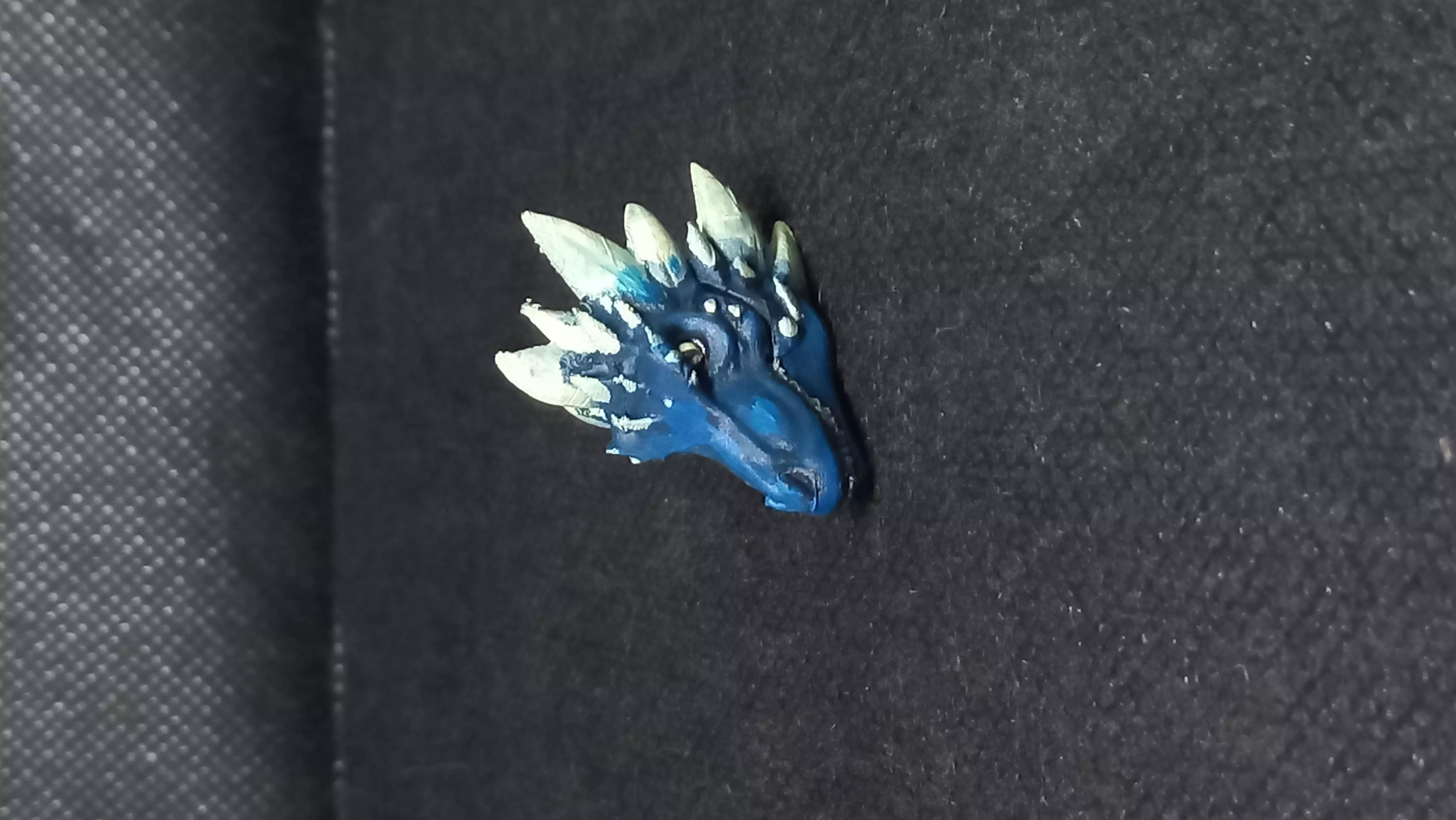 Dragon keychain Print in place No Supports 3D print model_0