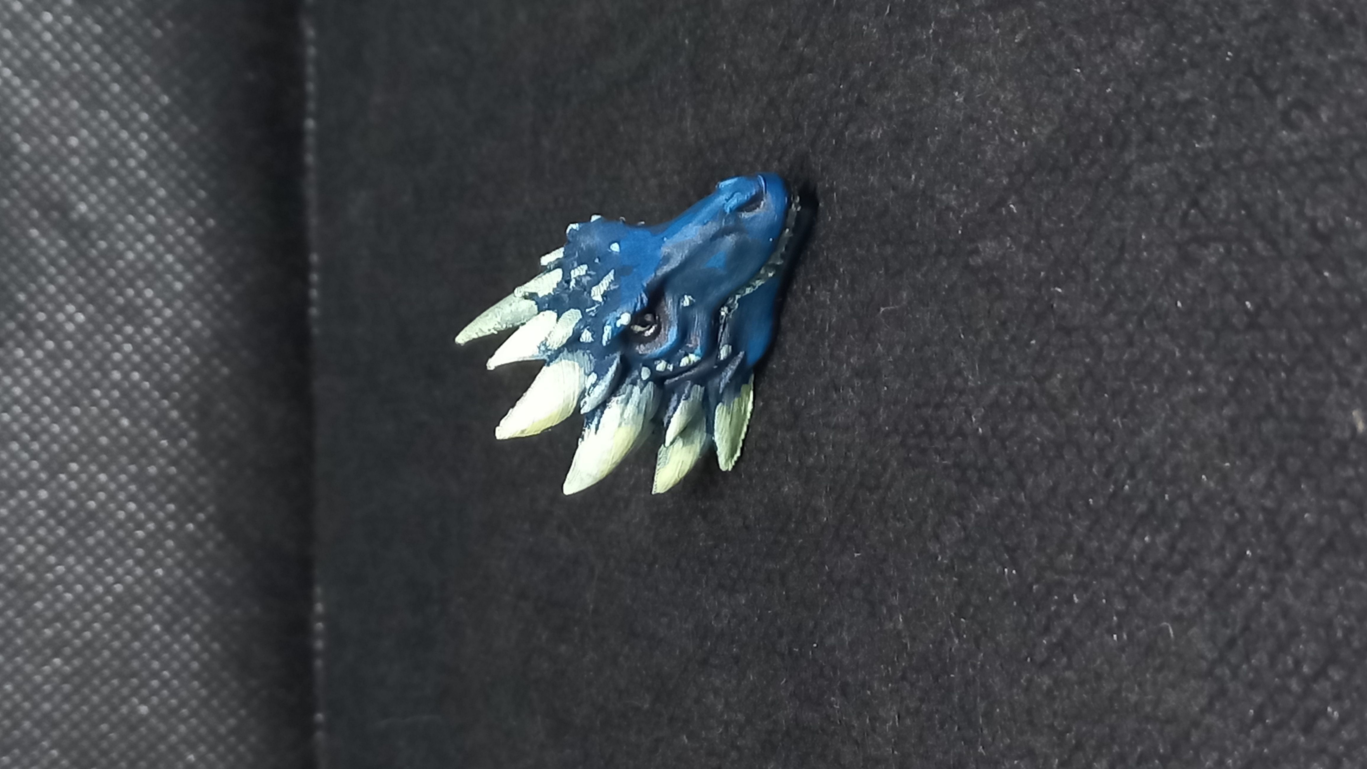 Dragon keychain Print in place No Supports 3D print model_2