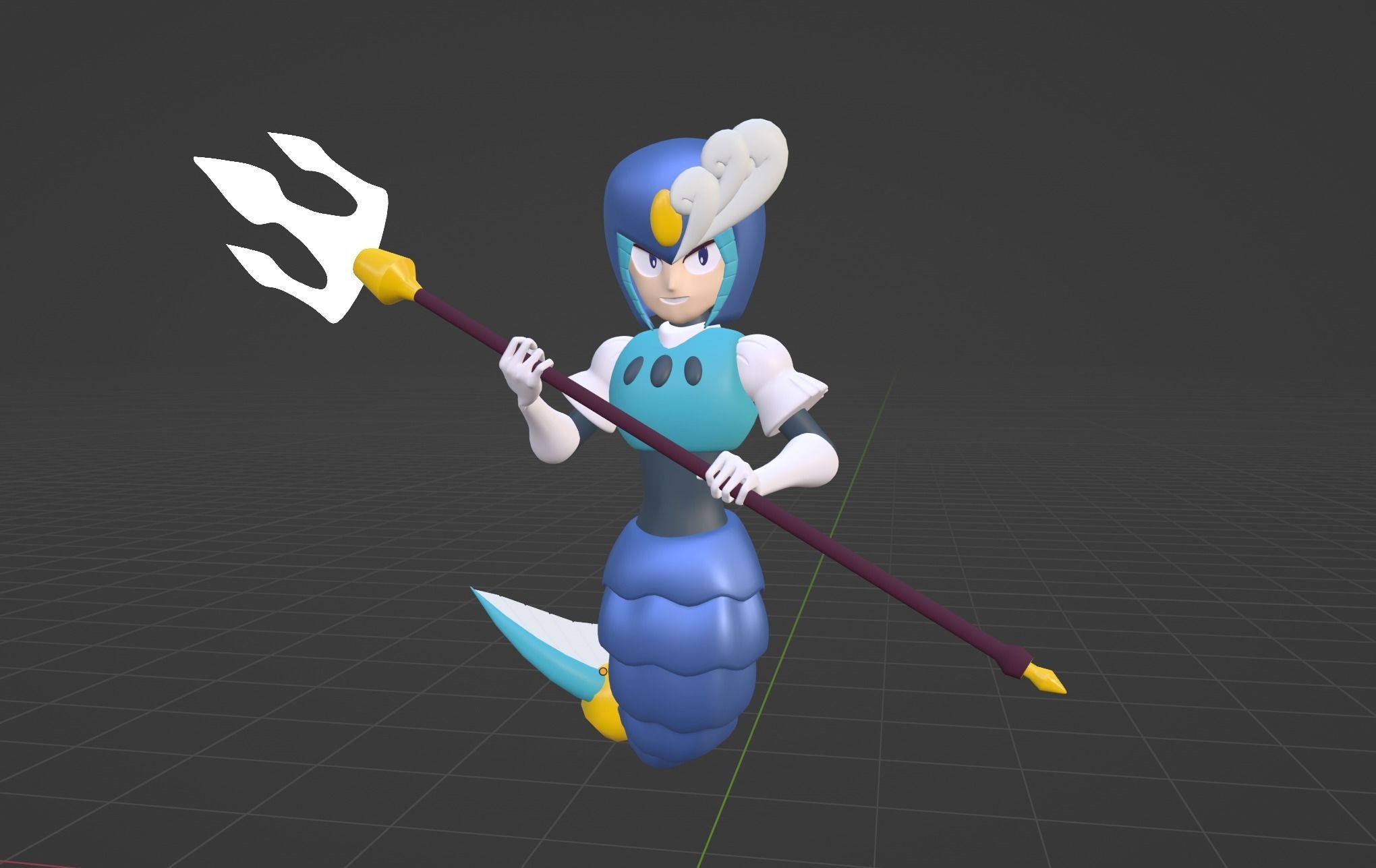 SplashWoman - Megaman 9 3D model_3