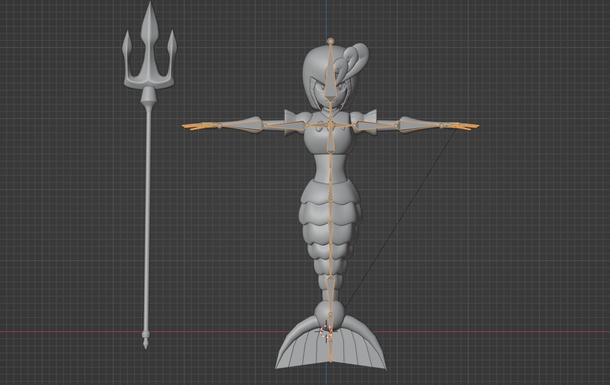 SplashWoman - Megaman 9 3D model_13