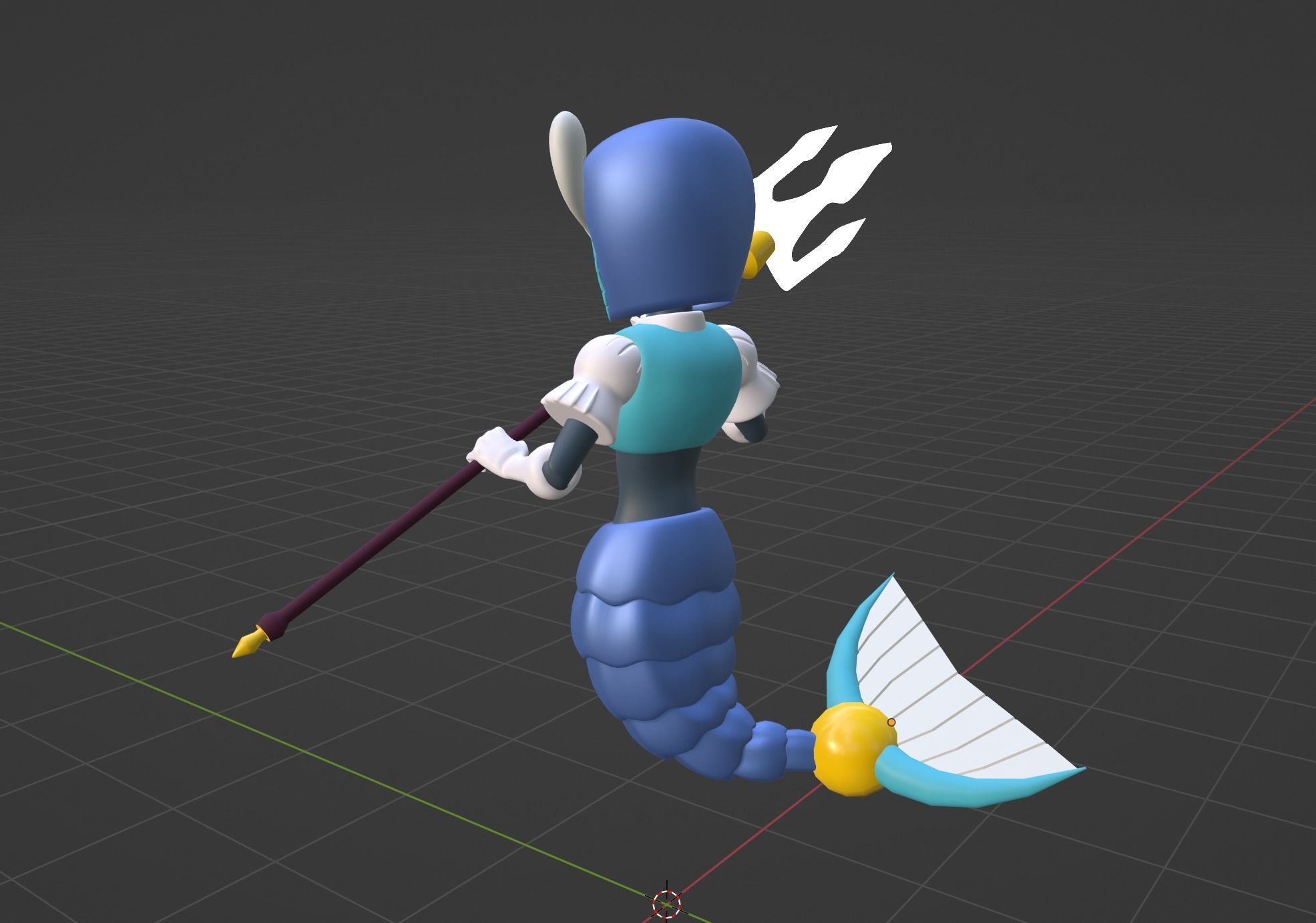 SplashWoman - Megaman 9 3D model_4