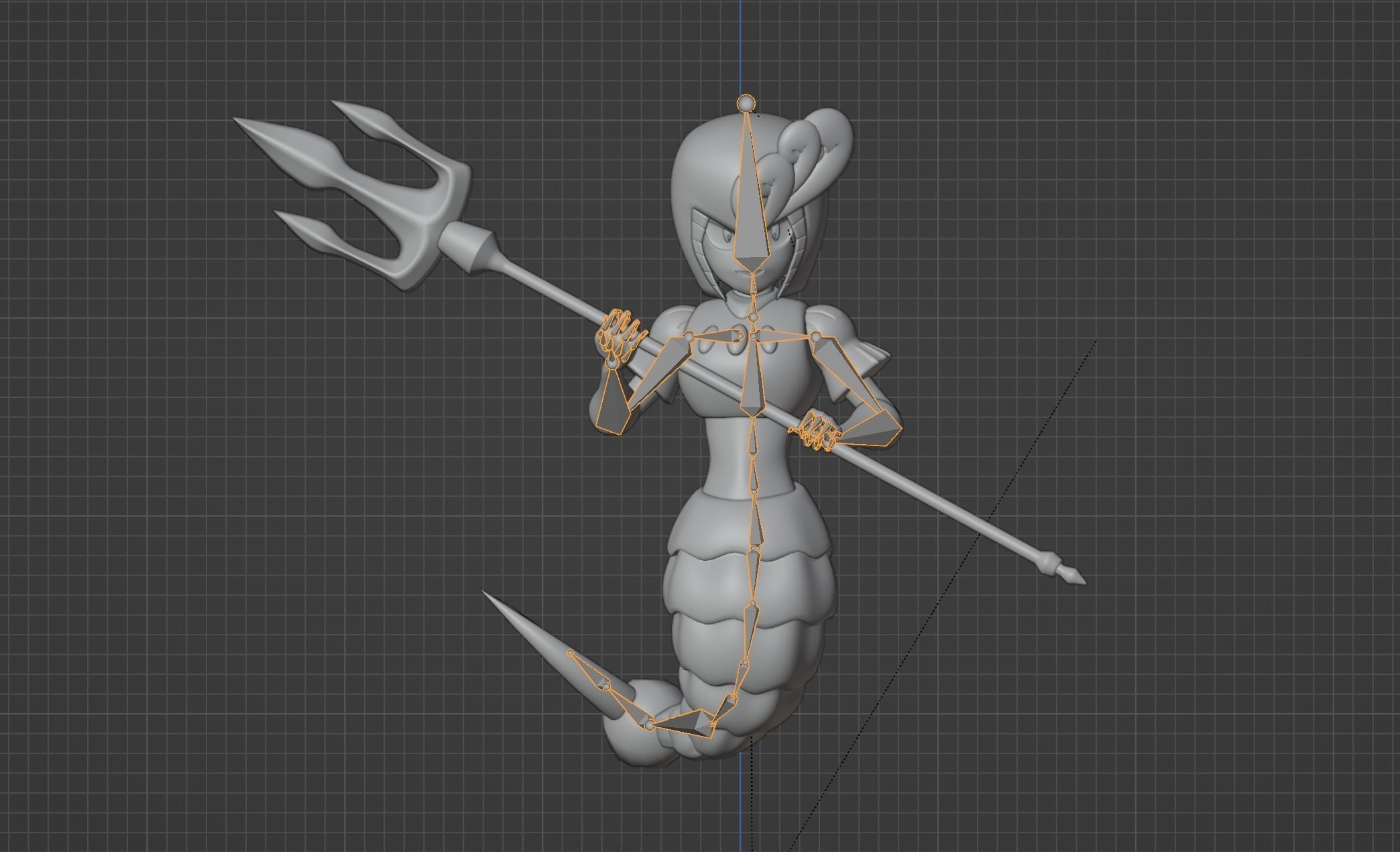 SplashWoman - Megaman 9 3D model_12