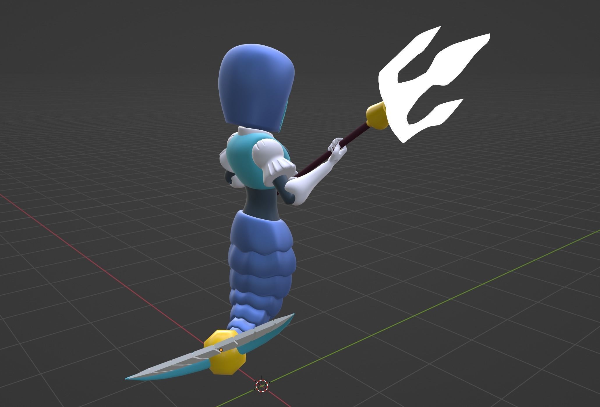 SplashWoman - Megaman 9 3D model_5