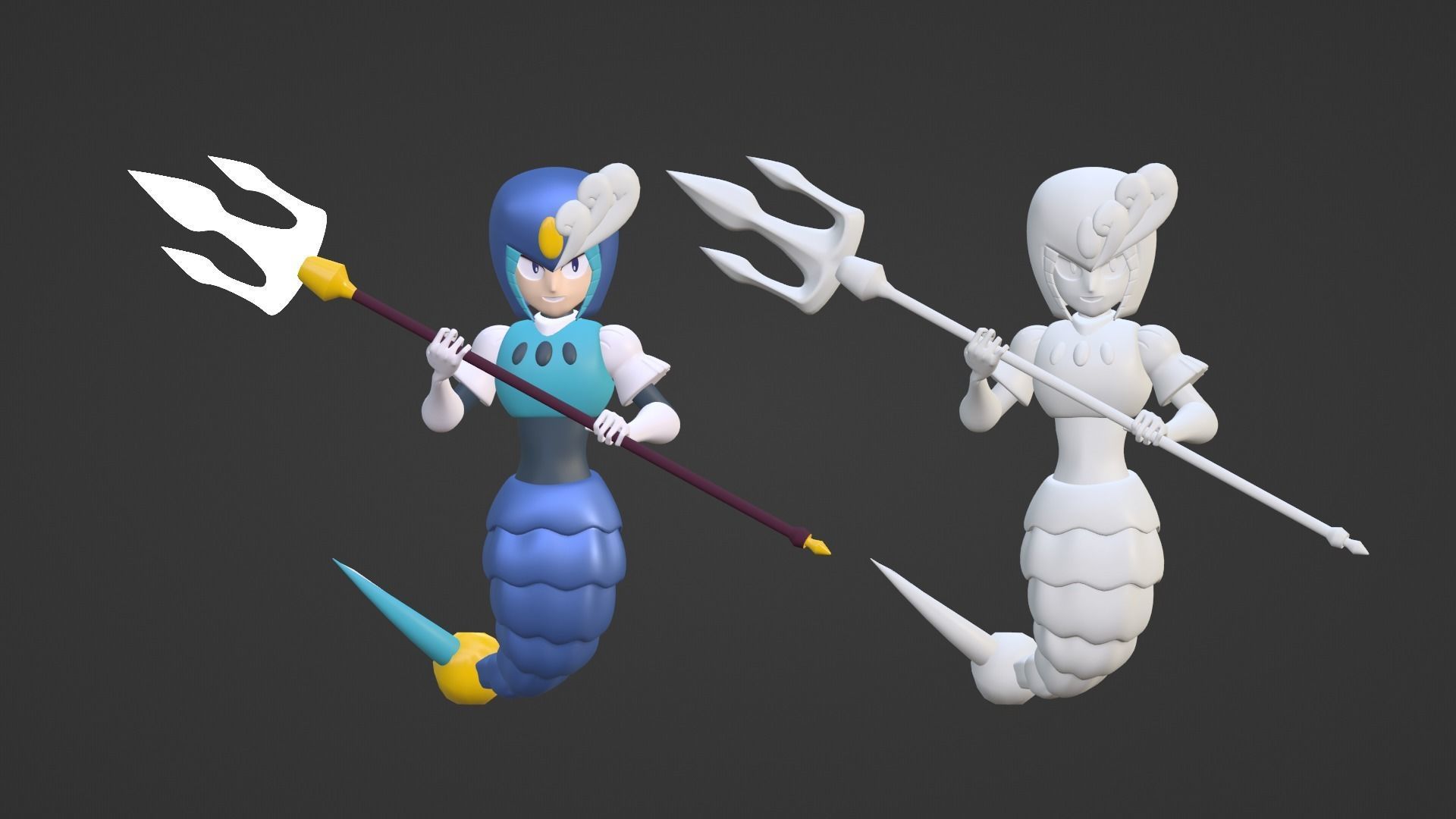 SplashWoman - Megaman 9 3D model_15