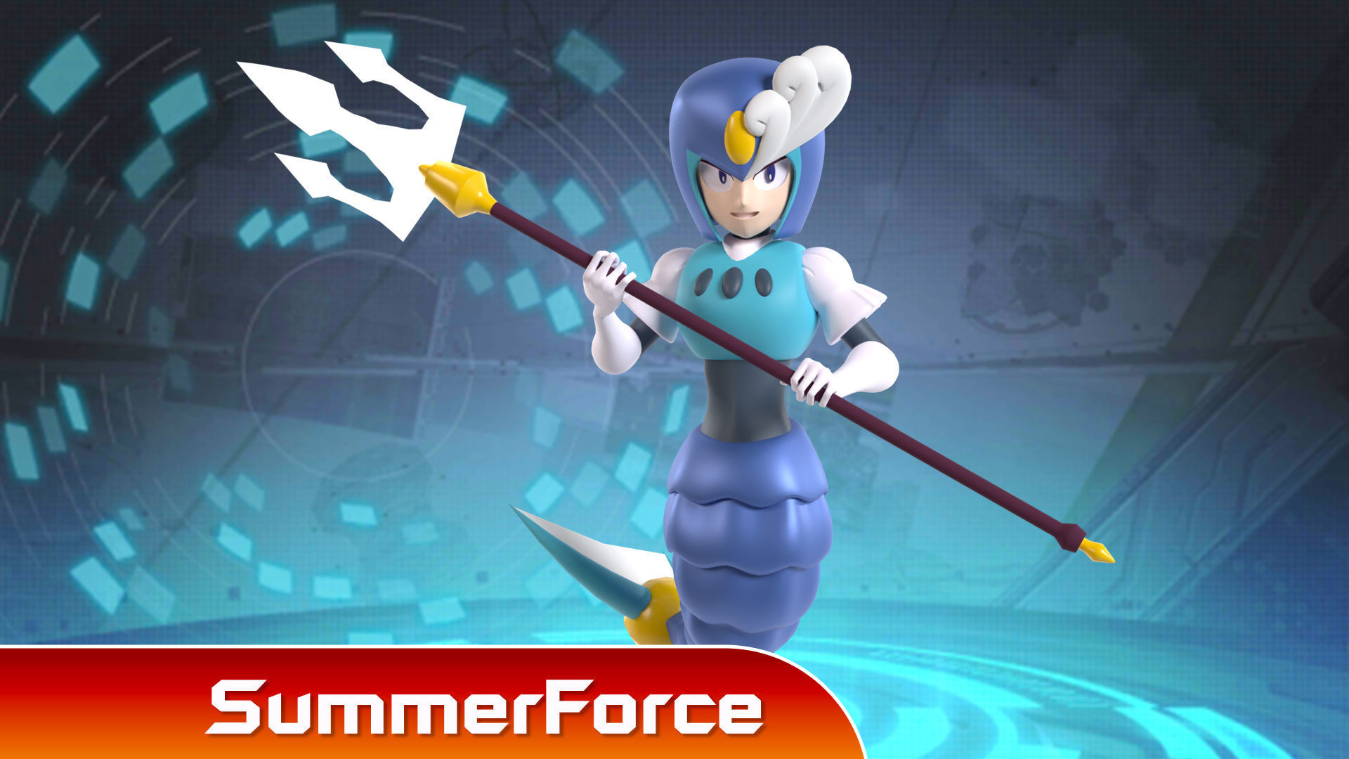 SplashWoman - Megaman 9 3D model_2