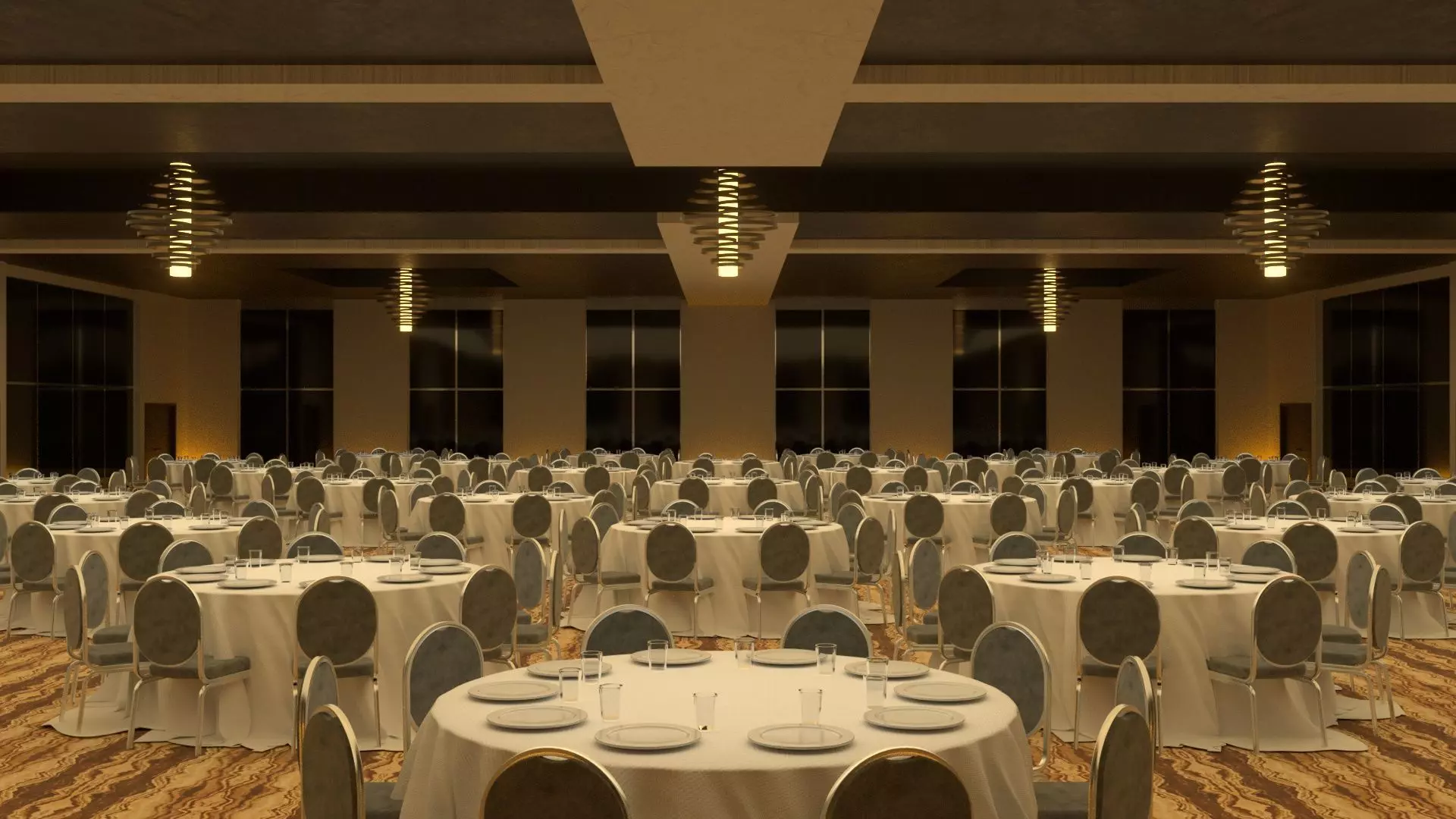 Ballroom 18 3D model_0