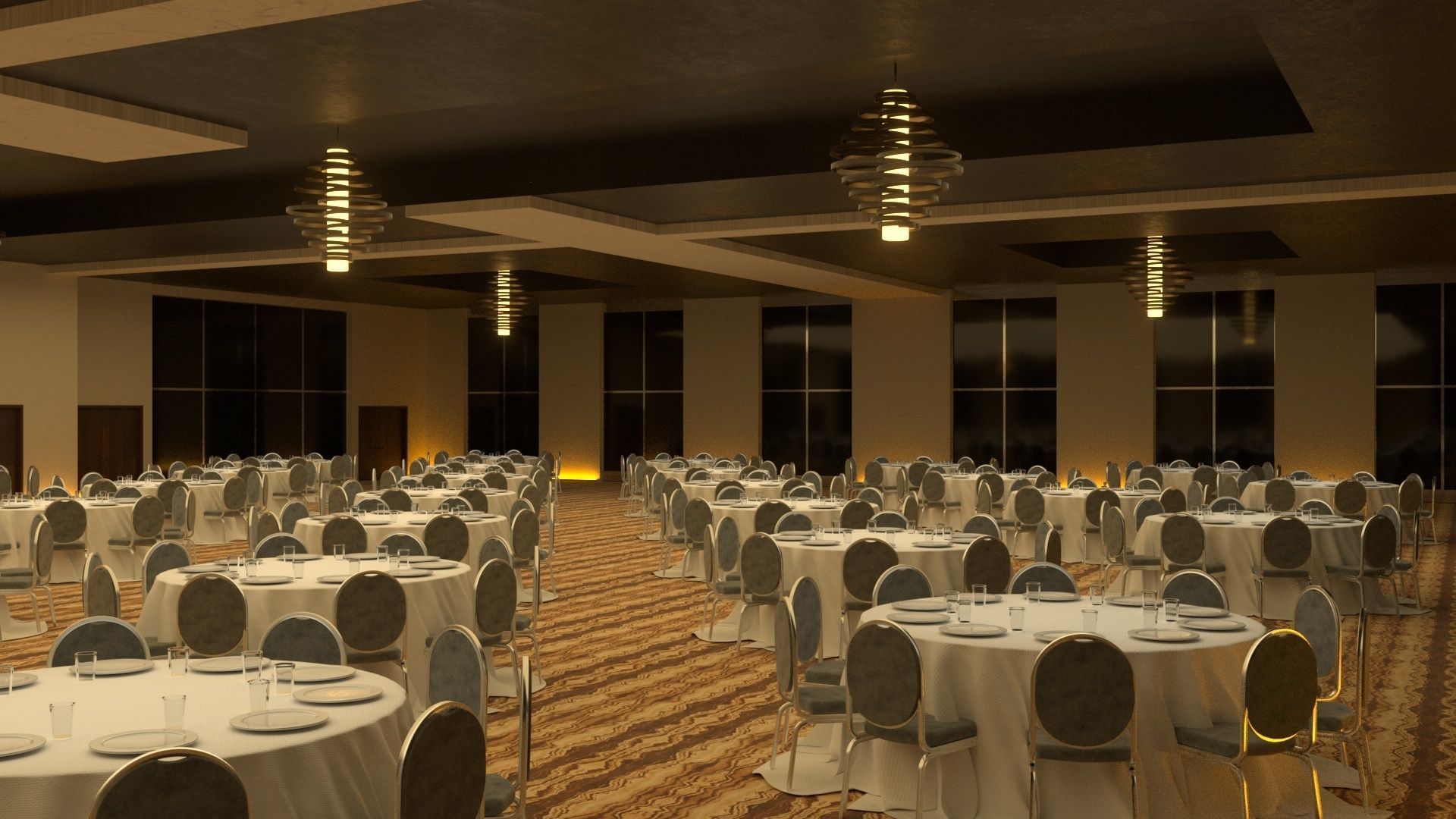Ballroom 18 3D model_1