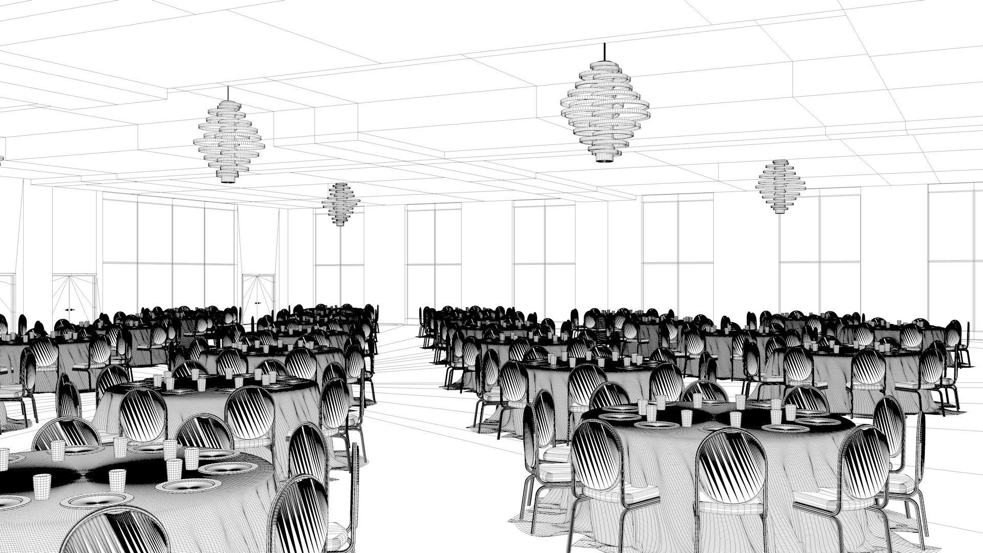 Ballroom 18 3D model_6