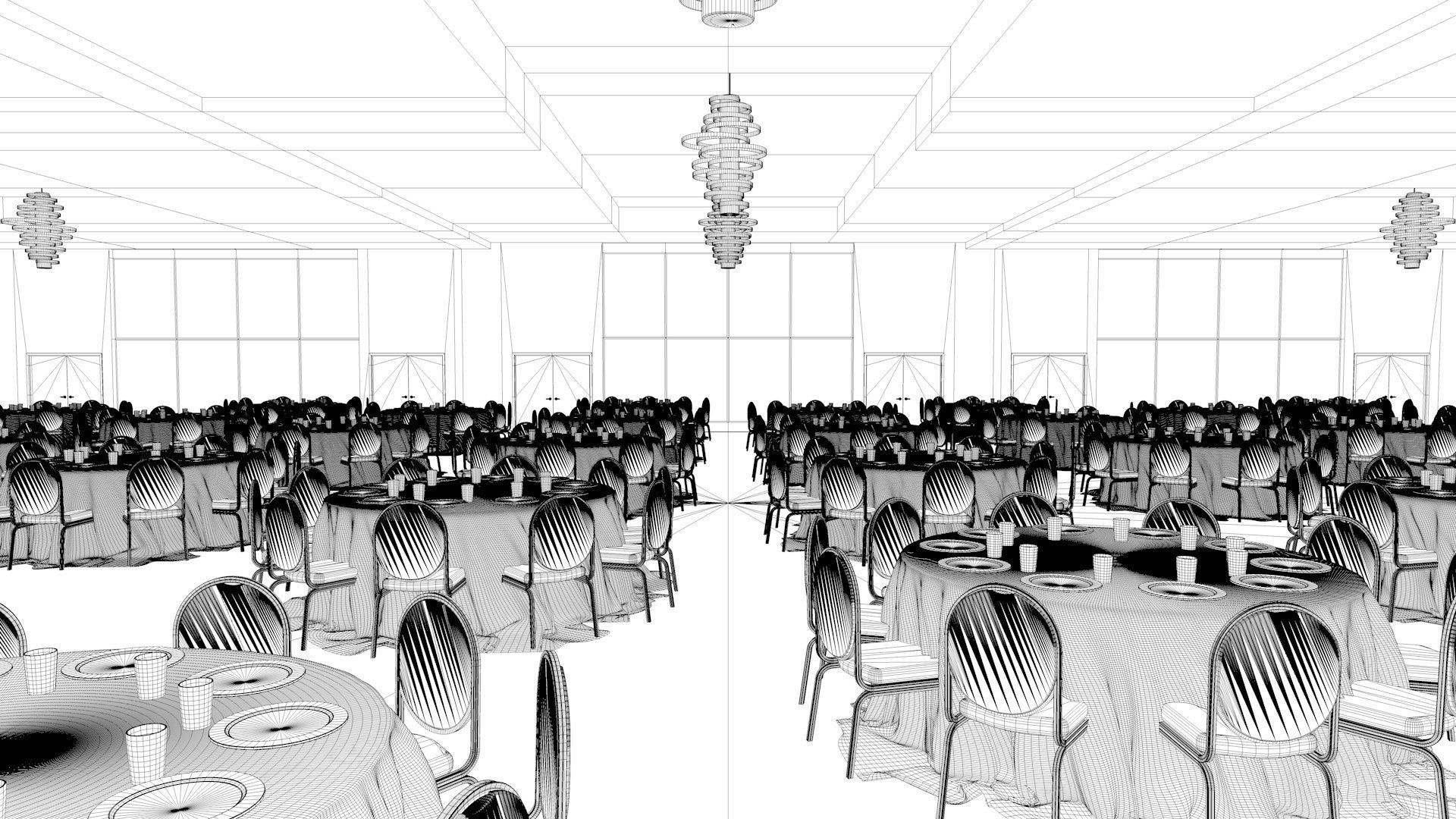 Ballroom 18 3D model_8