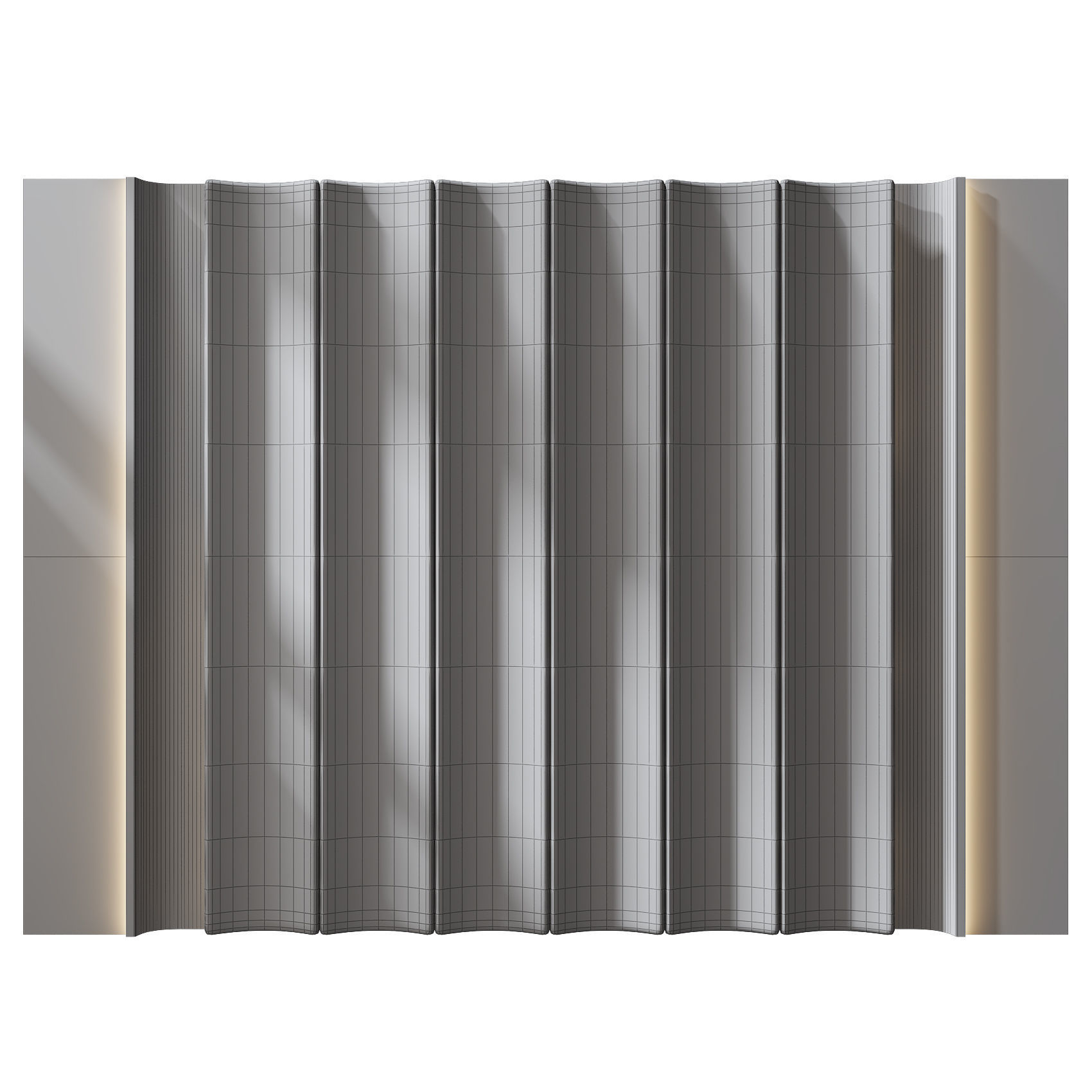Headboard Wall Panel Decor 98 3D model_1