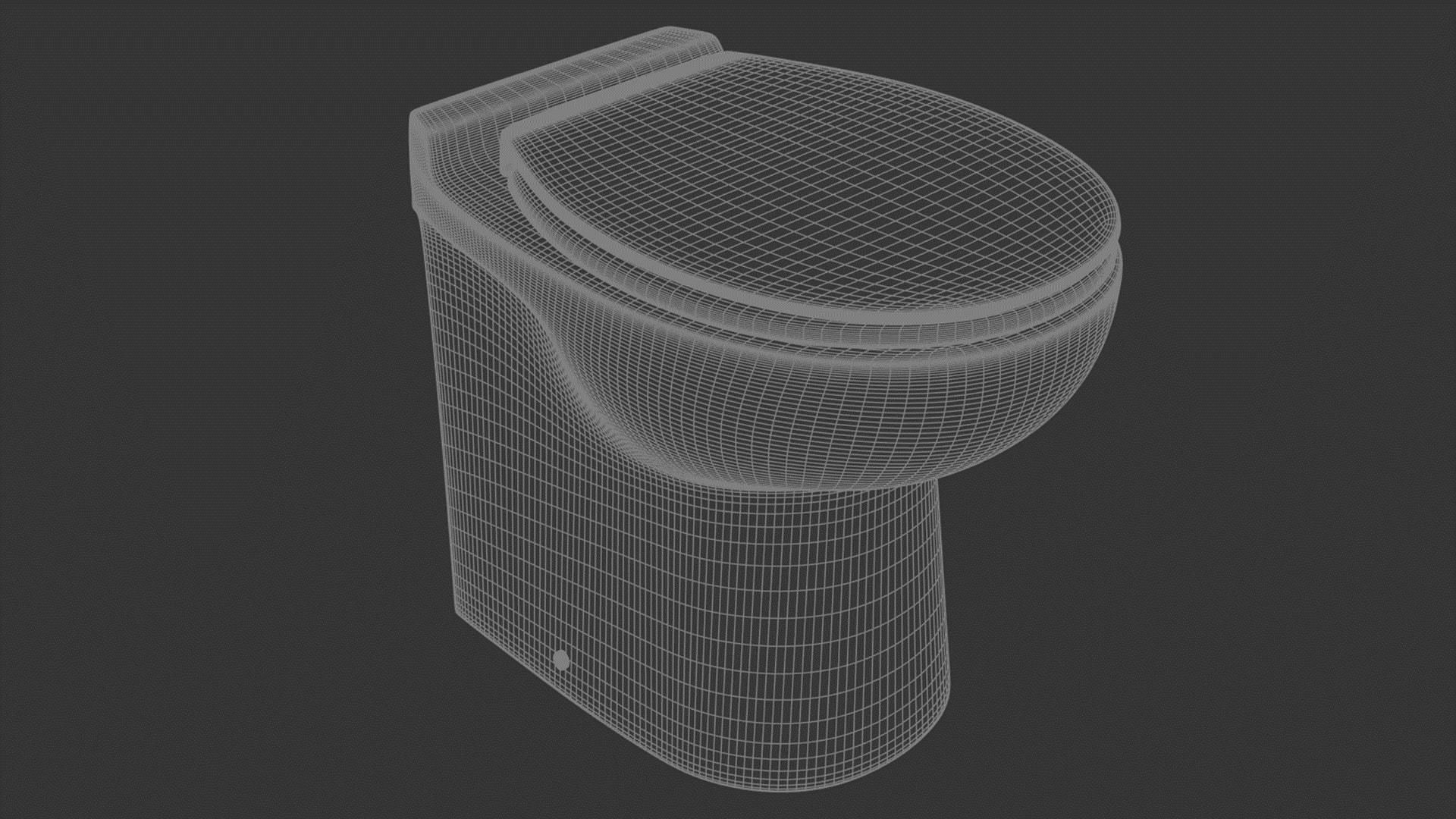 WC51 Toilet 3D model_9