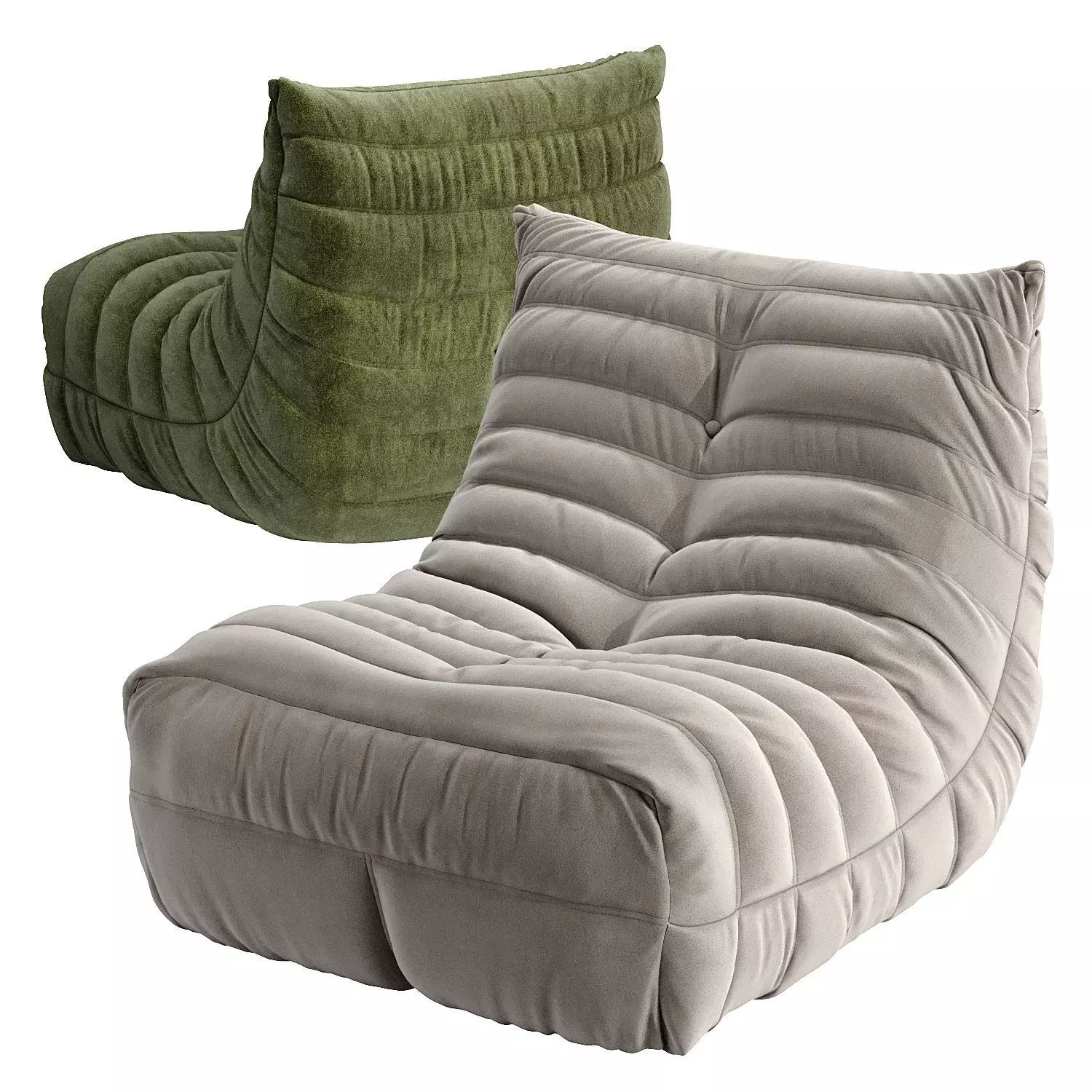 Armchair togo 3D model