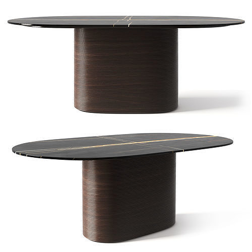 MillamilIi vs  Waves Dining Table size M 3D model