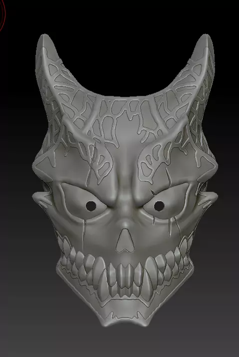 Kaiju No 8 Mask 3D print model_0