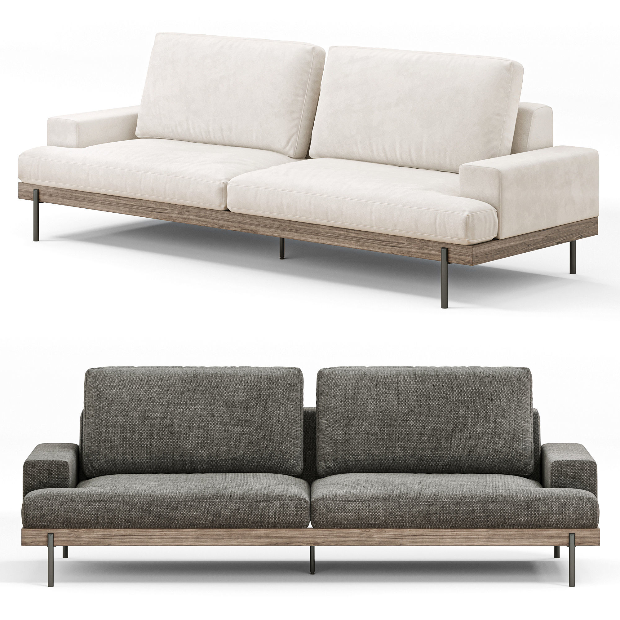 Soho Sofa 3D model_3