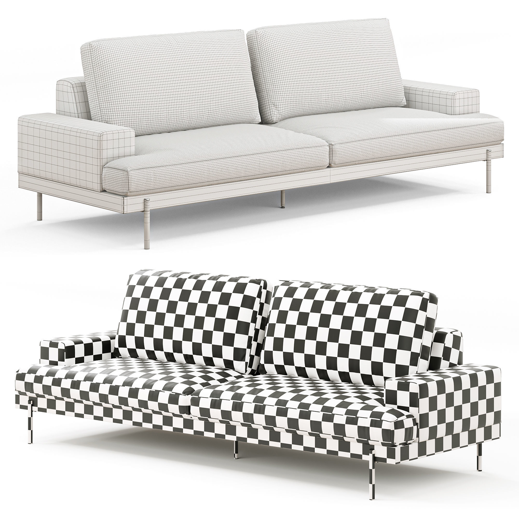 Soho Sofa 3D model_5