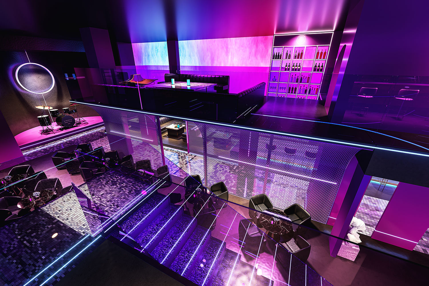 Linear design wine hall 3D model_2