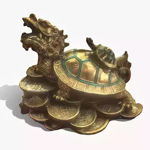Feng Shui Dragon Turtle 2 3D print model