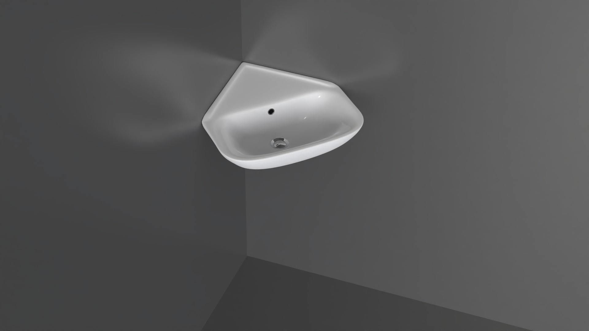 Corner Sink 10 3D model_6