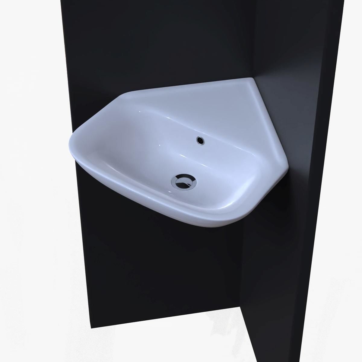Corner Sink 10 3D model_8