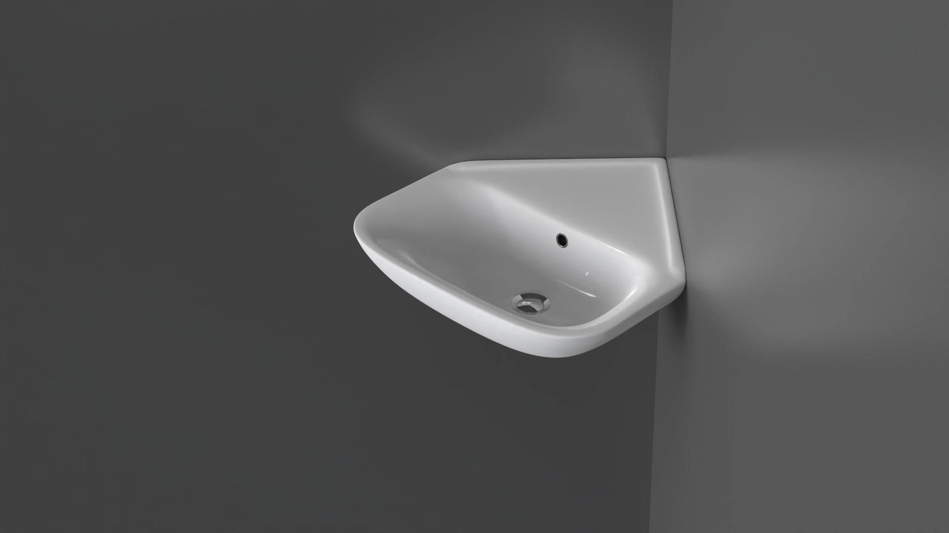 Corner Sink 10 3D model_1