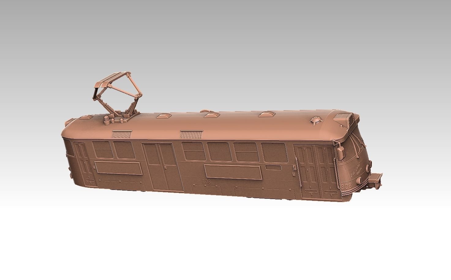 Swedish M29 Tram 3D print model_18