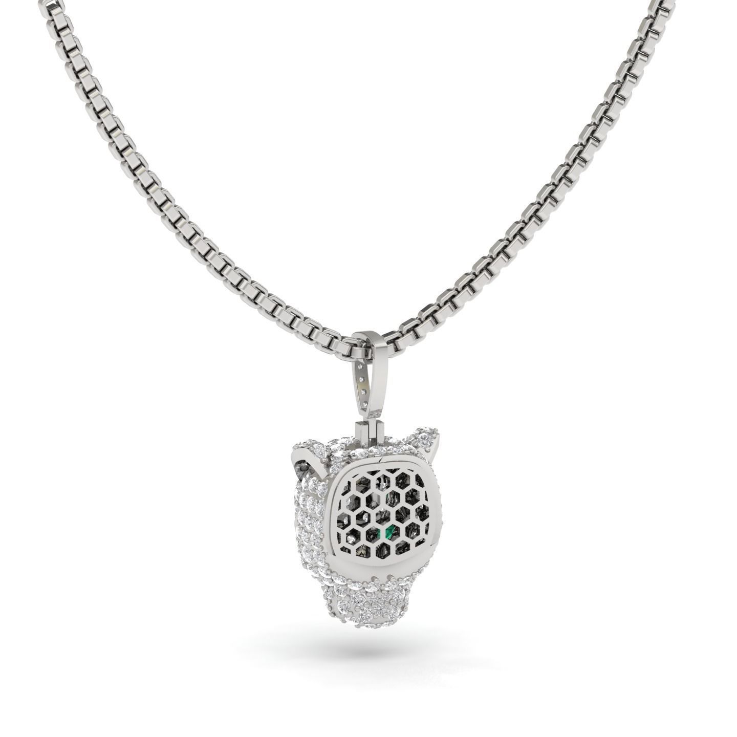 Panther Pendant 3D print model_2