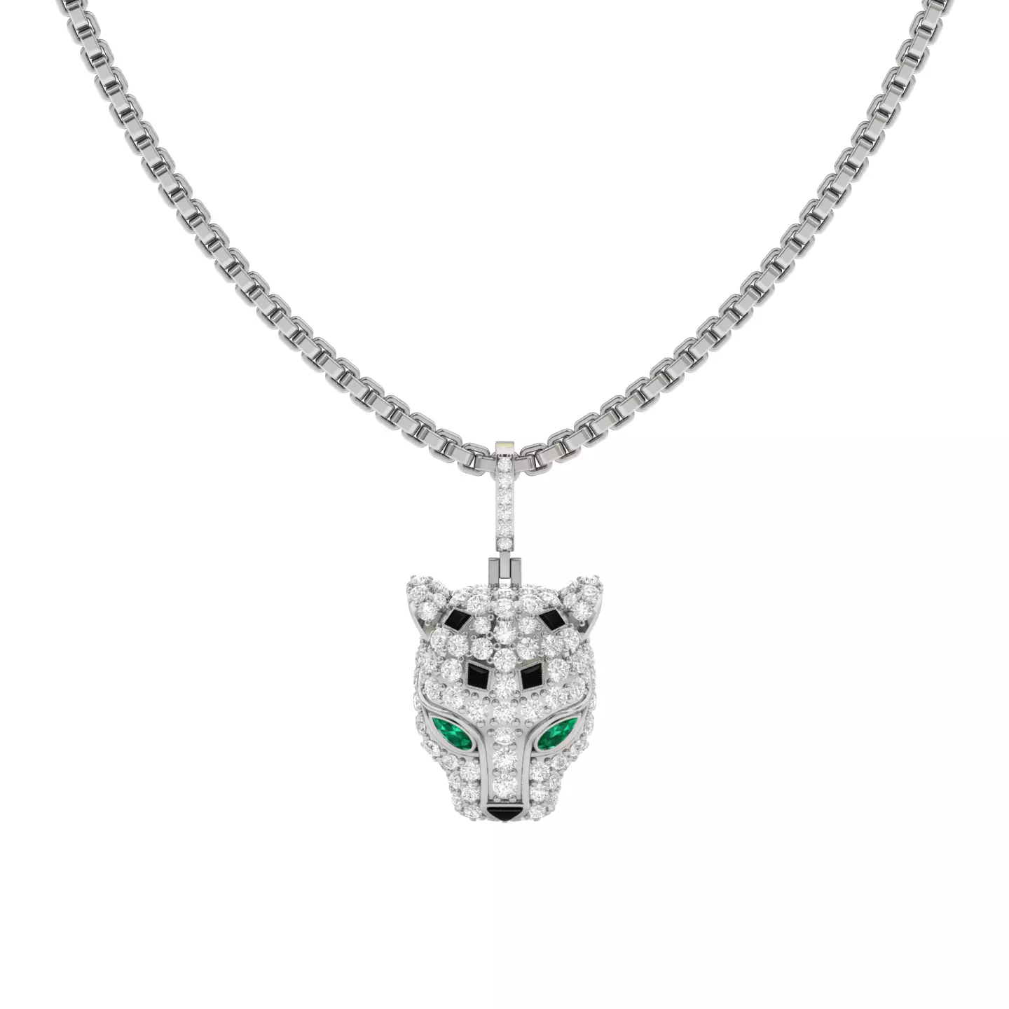 Panther Pendant 3D print model_0