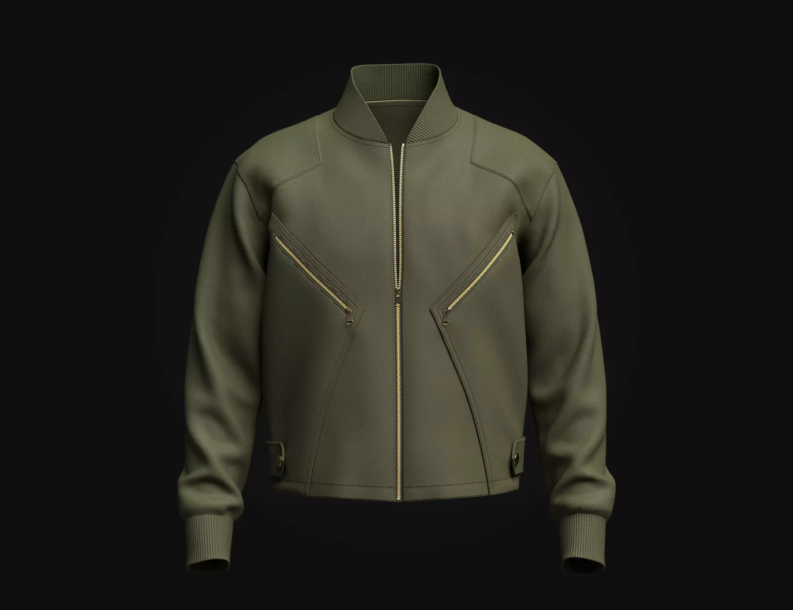 Bomber Jacket Mens 3D model