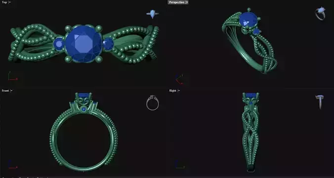 Dainty Engagement Ring