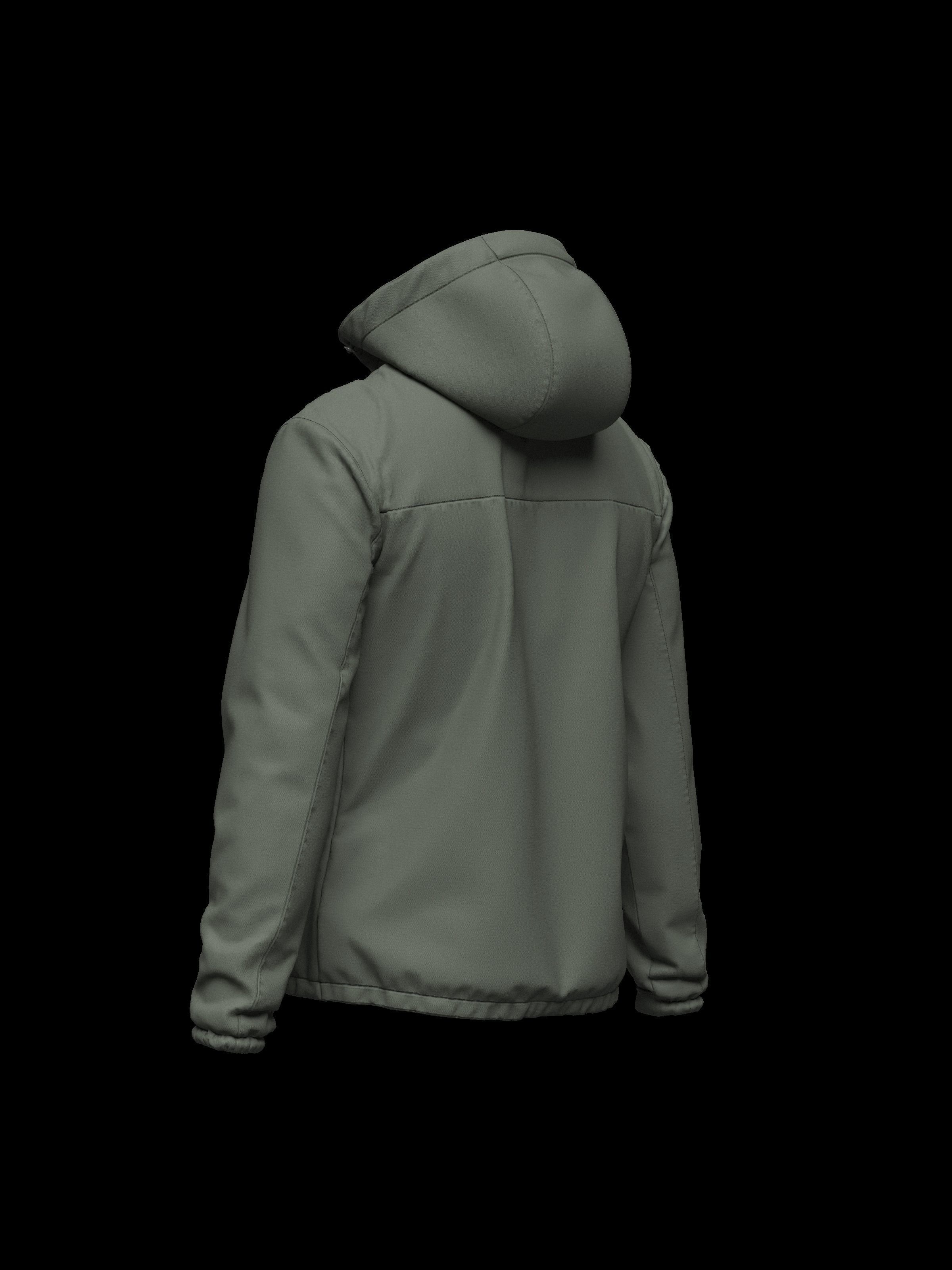 Mens WInd Jacket  3D model_10
