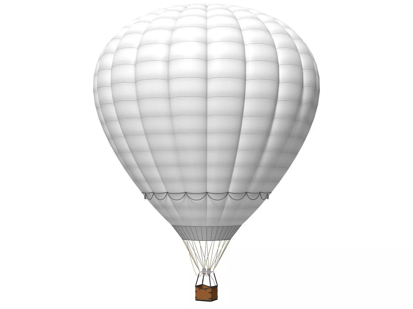 hot air balloon 3D model_0