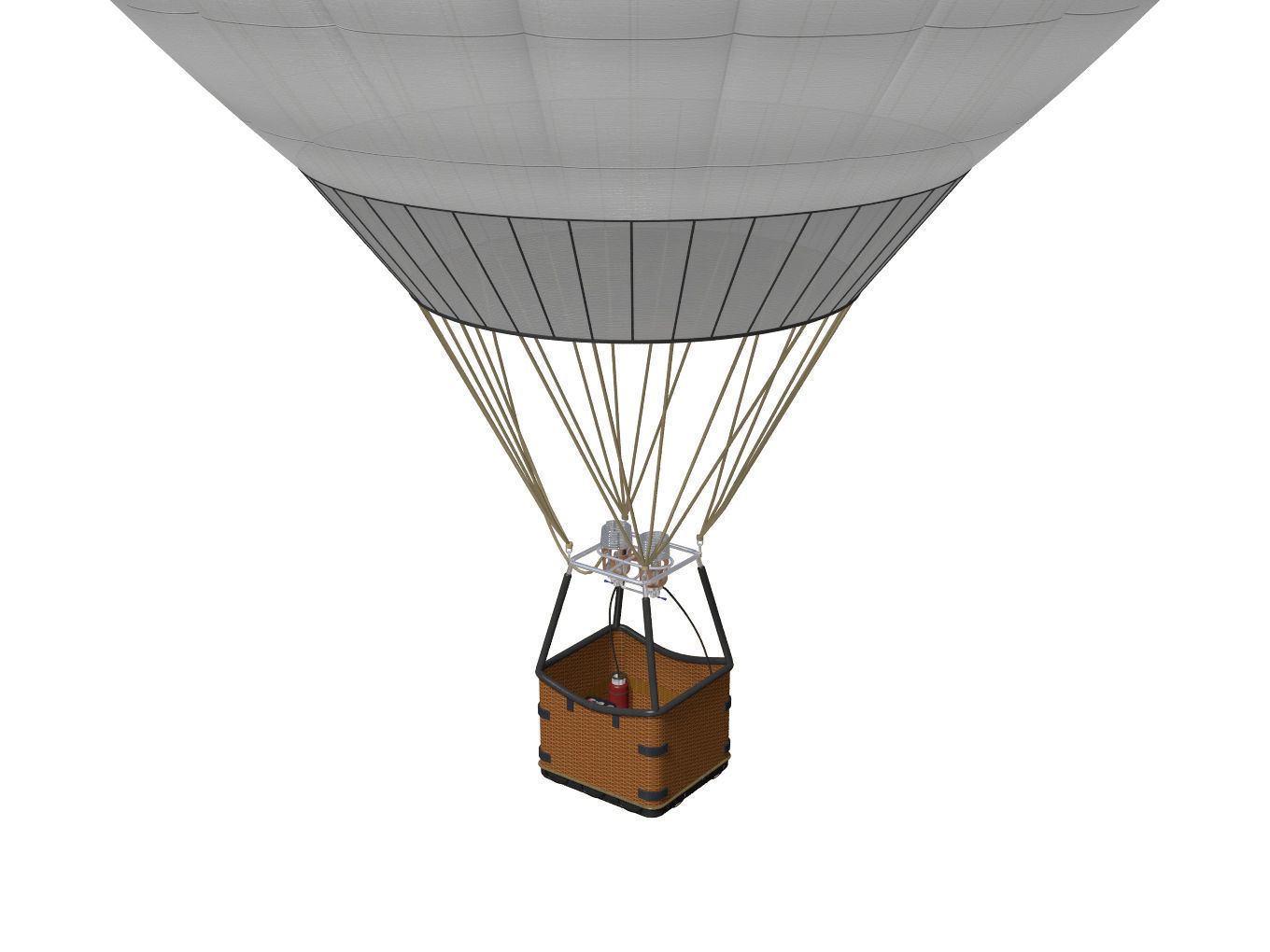hot air balloon 3D model_4