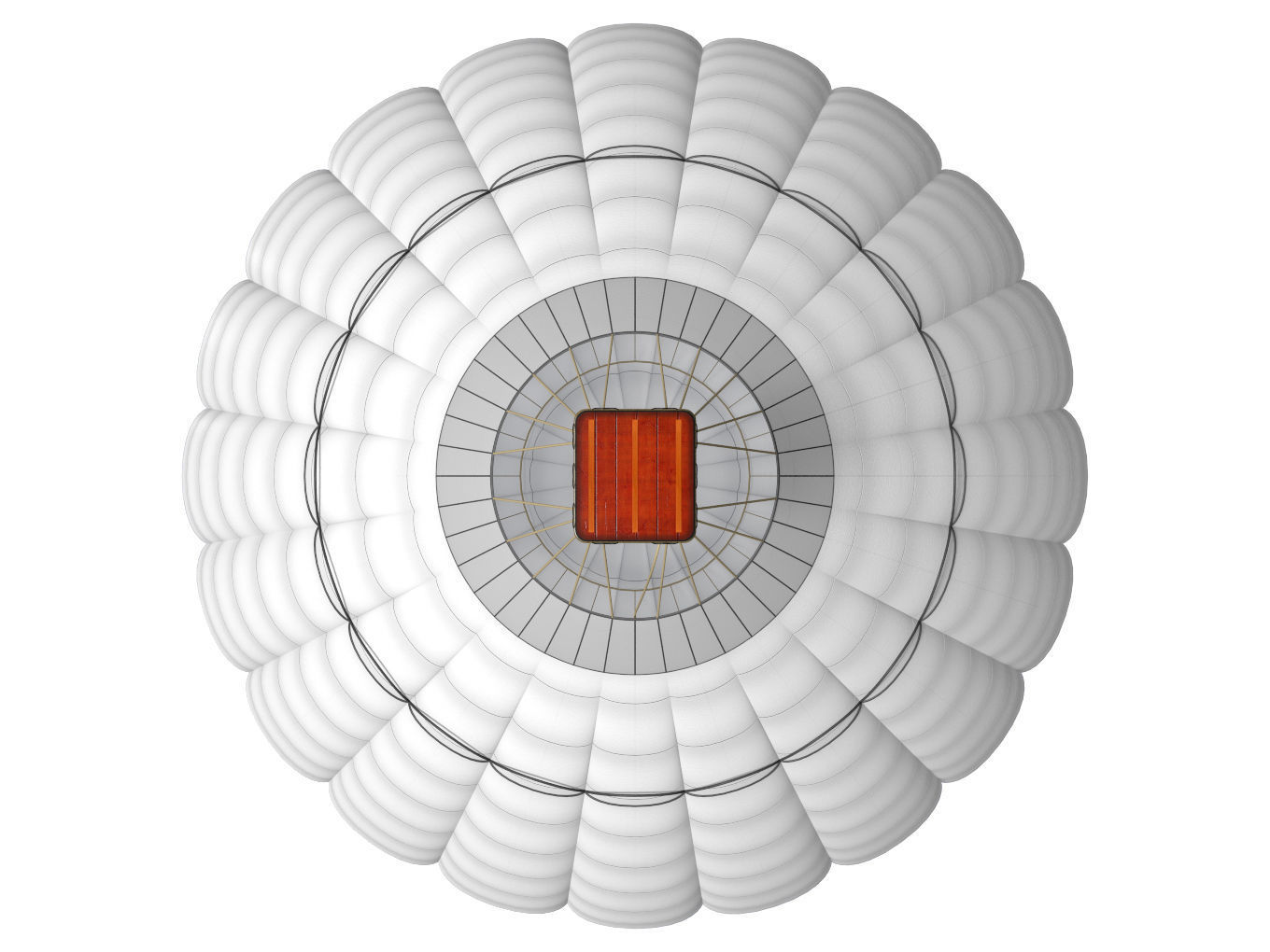 hot air balloon 3D model_6